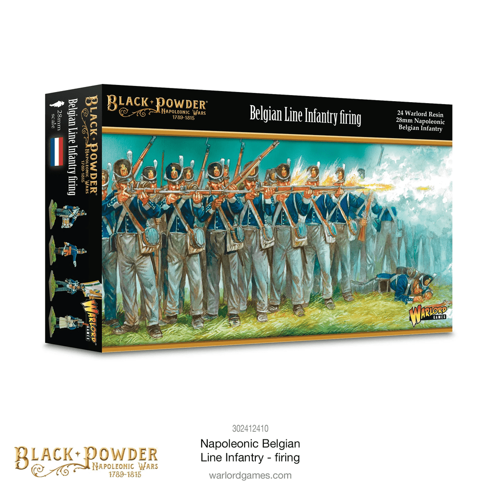 Black Powder : Belgian Line Infantry Firing