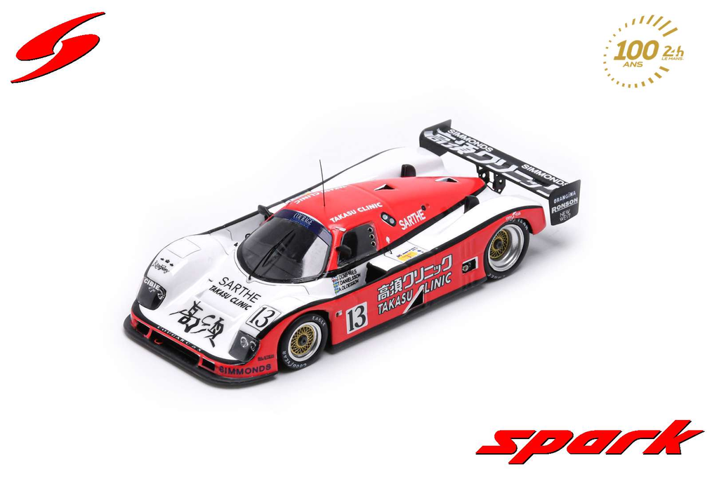 Spark : Cougar C26S │ No.13 24h Le Mans 1991 J. Dumfries - A. Olofsson - T. Danielsson