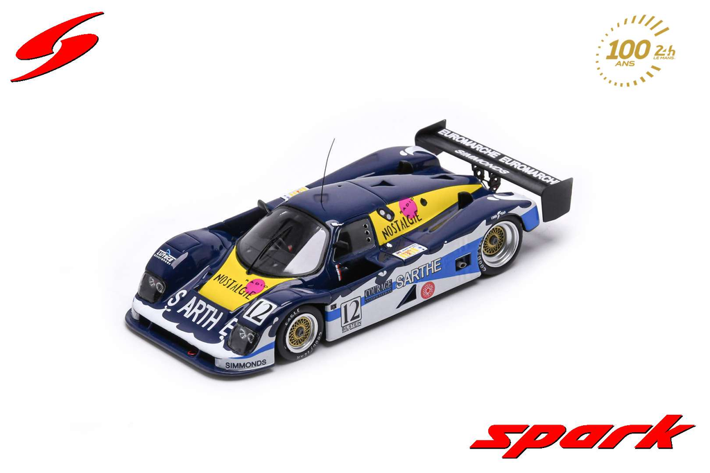 Spark : Cougar C26S │ No.12 24h Le Mans 1991 F. Migault - L. Robert - J-D. Raulet