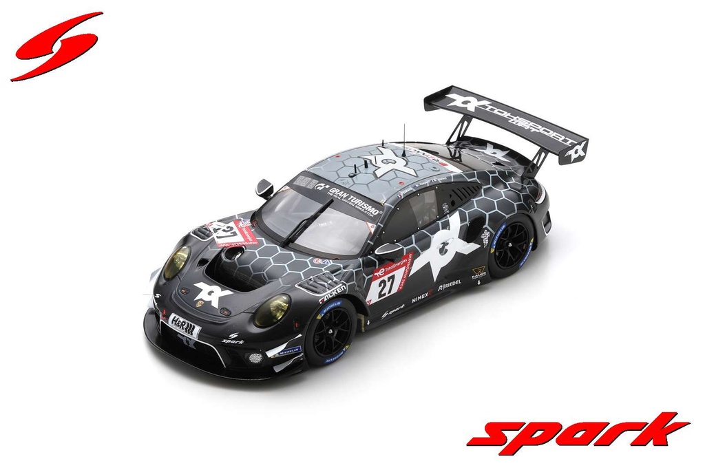 Spark Model : Porsche 911 GT3R Toksport WRT 24H Nurburgring . Andlauer-Campbell-Jaminet 2022