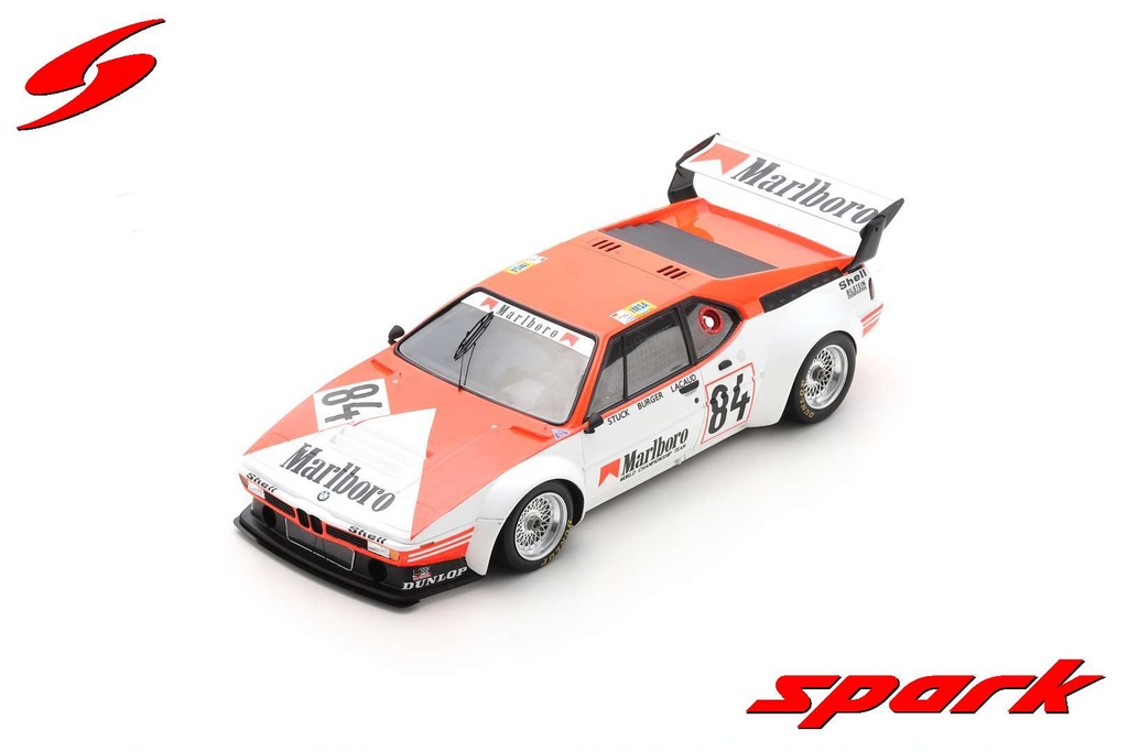 Spark Model : bmw m1 no.84 15th 24h le mans 1980 h-j. Stuck - h-g. Bürger - d. Lacaud