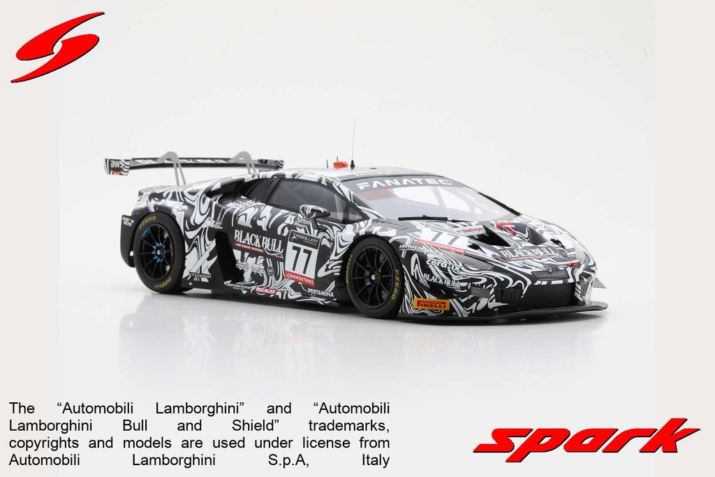 Spark Model : Lamborghini Huracan GT3 EVO Barwell 24h SPa 2022 A. AL HARTHY - S. DE HAAN - A. MACDOWALL - S. MITCHELL