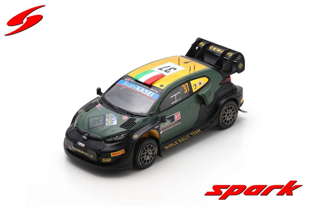 Spark Model : TOYOTA GR Yaris Rally 1 No.37 Rally Sweden 2023 L. Bertelli - S. Scattolin