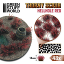 Green Stuff : Thorny Scrub - Hellhole Red │ 14mm [48pcs]