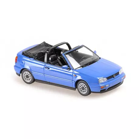 Maxichamps : volkswagen golf cabriolet – 1997 – bleu