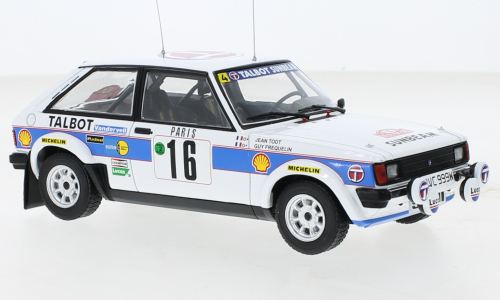 Ixo : Talbot Sunbeam Lotus │#8 H.Toivonen F.Gallagher - Rallye Monte-carlo 1981