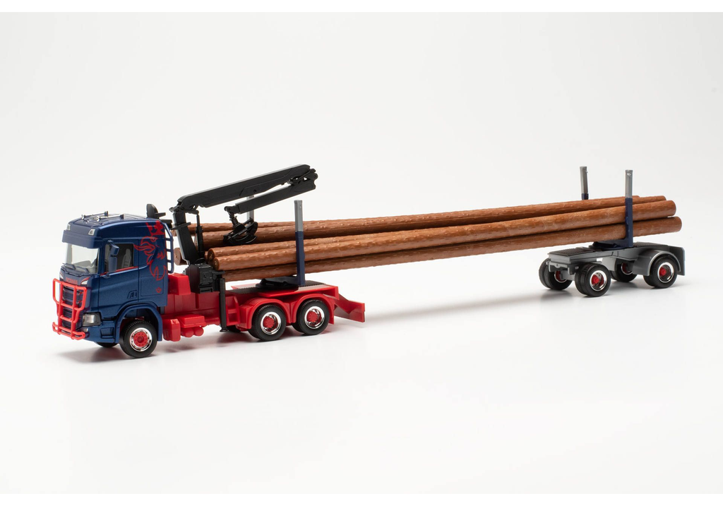 Herpa : Scania CR 20 ND timber transport trailer