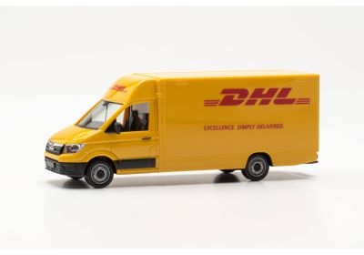 Herpa : Véhicule de distribution d'emballages MAN TGE Deutsche Post / DHL