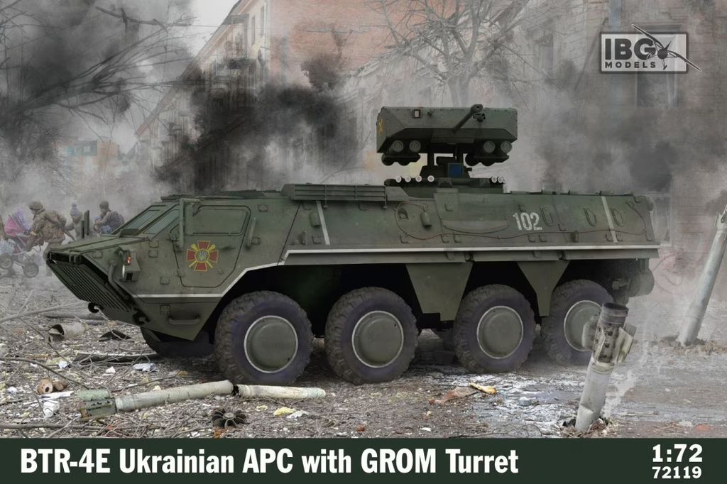 IBG : Ukranian APC BTR-4E with GROM Turret