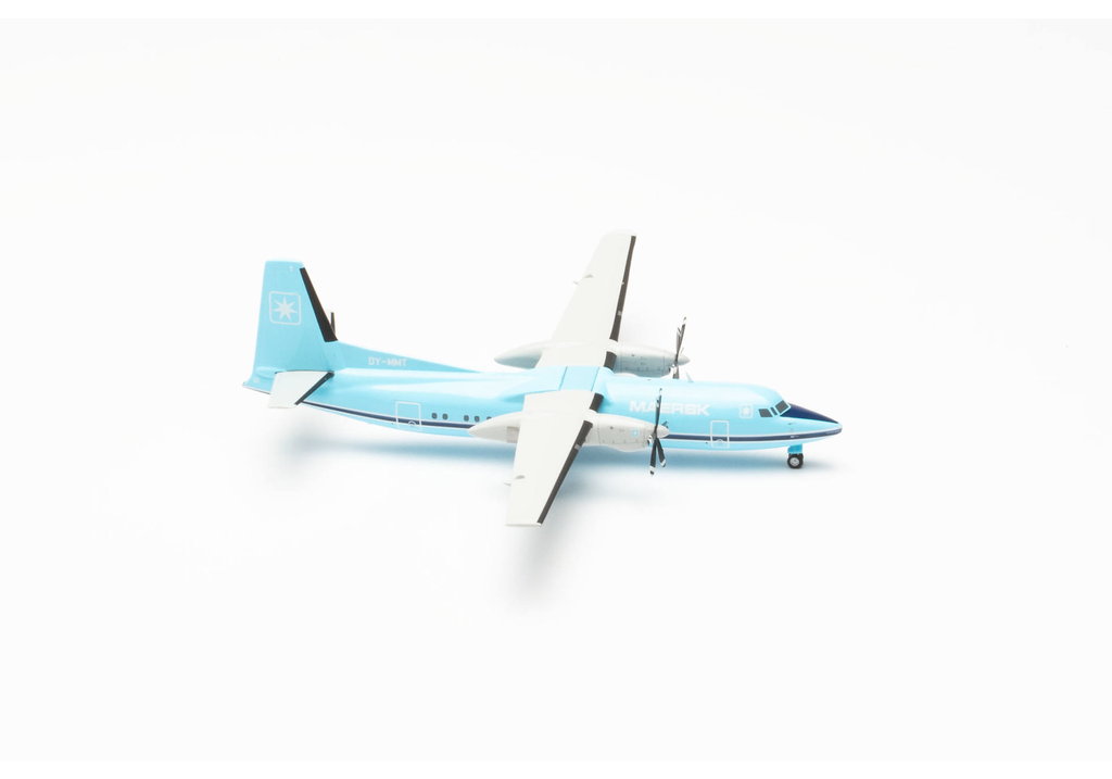 Herpa : Fokker 50 │ Reg. OY-MMT - Maersk