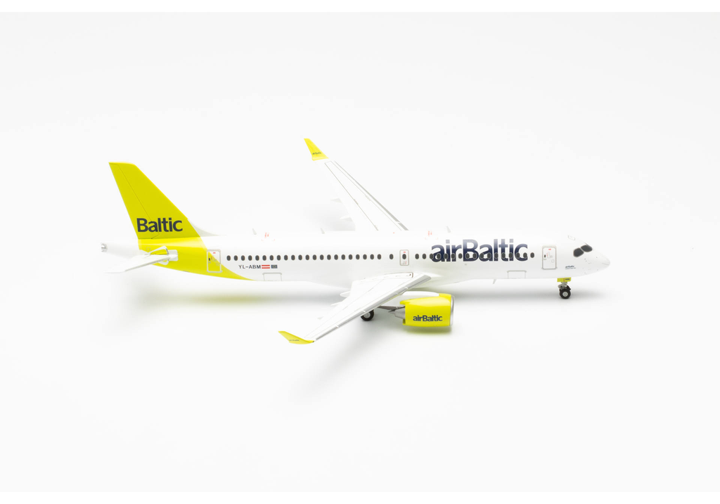 Herpa : Airbus A220-300 │ Reg. YL-ABM - AirBaltic