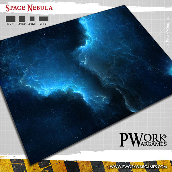 PWork Wargames : Space Nebula │ 90x180cm - Mouse Pad