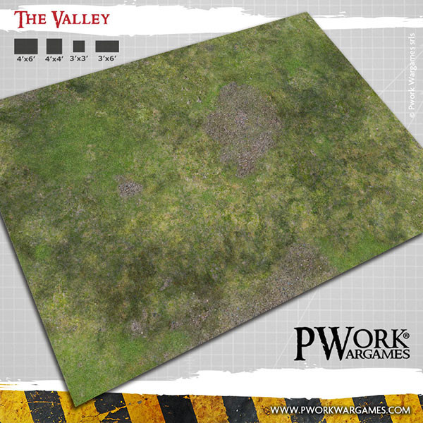 PWork Wargames : The Valley │ 44x60 - Neoprene