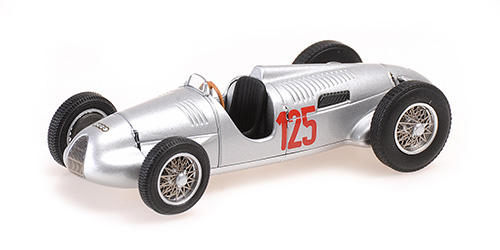 Minichamps : AUTO UNION TYP C/D BERGRENNWAGEN │ 3RD PLACE HERMANN PAUL MÜLLER – AUSTRIA GP 1939