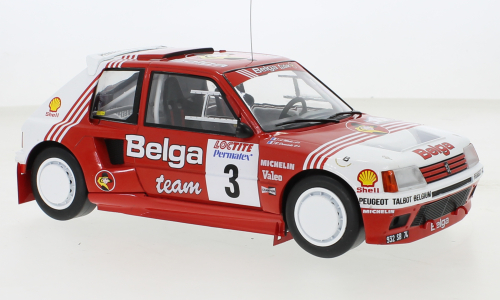 Ixo : Peugeot 205 T16 │No.3 Belga Rallye Ypres│B.Darniche/A.Mahe 1985