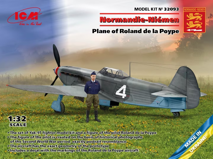 ICM : Yak-9T │ Plane of Roland de la Poype