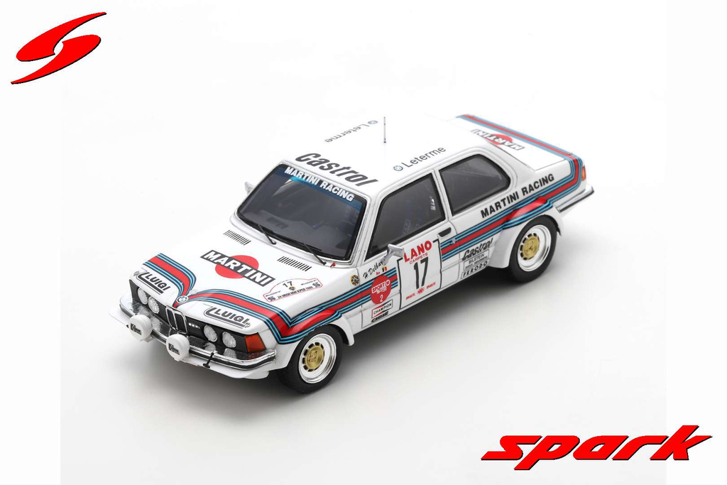 Spark : BMW 323I NO.17 YPRES 24H RALLY 1980 H. DELBAR - W. LUX