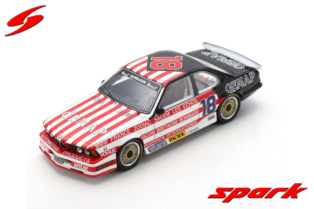 Spark : BMW 635 CSI NO.18 │CHAMPIONNAT DE FRANCE PRODUCTION1985 PHILIPPE GURDJIAN LIMITED 500