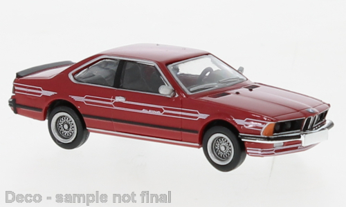 Brekina : BMW 635 CSi │ rouge Alpina 1977