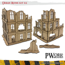 PWork Wargames : Urban Ruins Kit 02