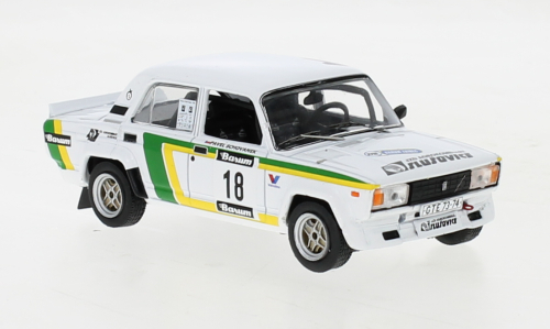 Ixo models : Lada 2105 VFTS, No.18, Tríbe? Rally, V.Blahna/P.Schovanek, 1988