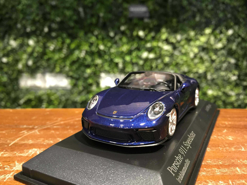 Porsche 911 Speedster 2019 bleu metallic