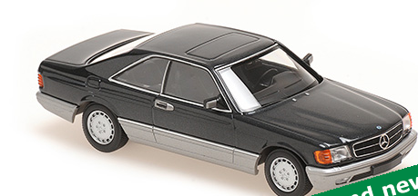 MERCEDES-BENZ 560 SEC (C126) – 1986 – BLACK METALLIC