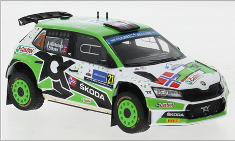 Skoda Fabia Rally2 EVO No.21 Rallye Estland A.Mikkelsen/T.Eriksen 2022