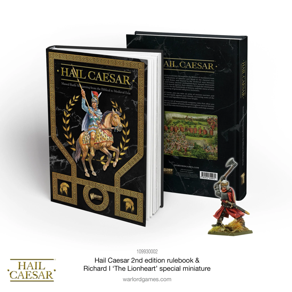 Hail Caesar V2 : Livre de règle - Limited Edition │ Inclus figurine de Richard Coeur de Lion [VO]