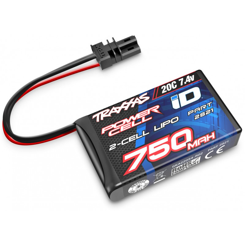 Traxxas : Accu lipo ID 7.4V 20C 750mah