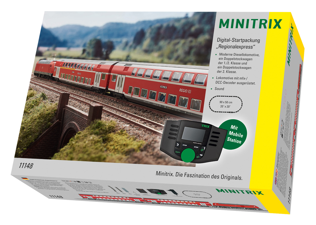 Minitrix : Boite de départ Regional Express Digital 