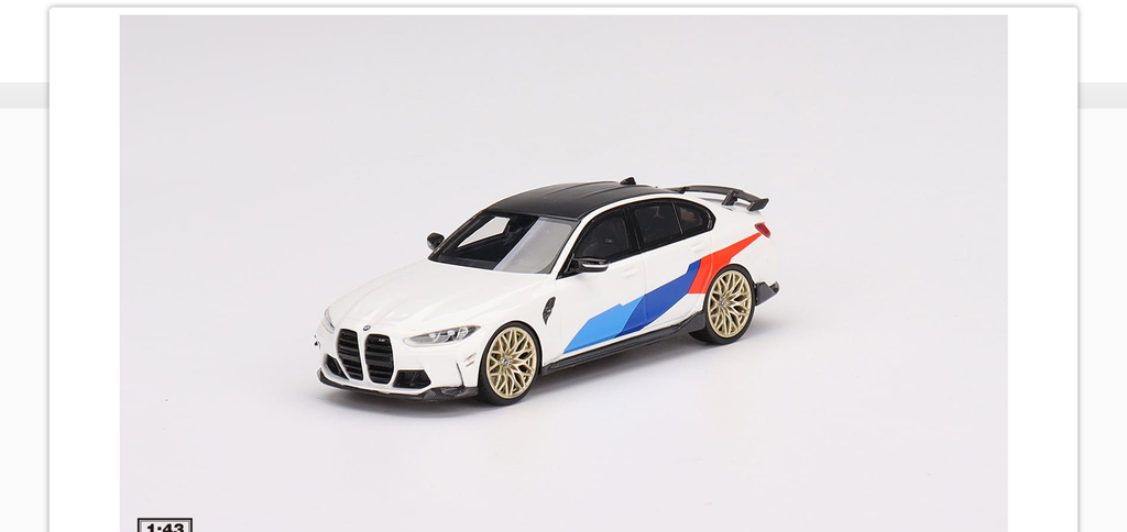 Tsmmodels : BMW M3 M-performance G80 Alpine White 