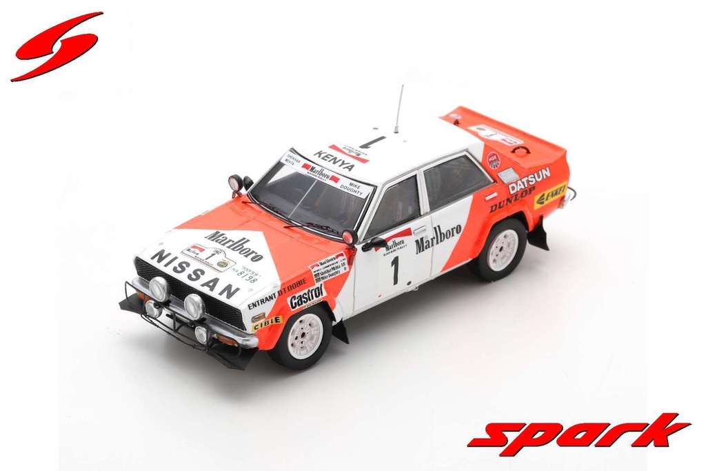 Datsun Violet GT No.1 Winner Rally Safari 1982 S. Mehta - M. Doughty