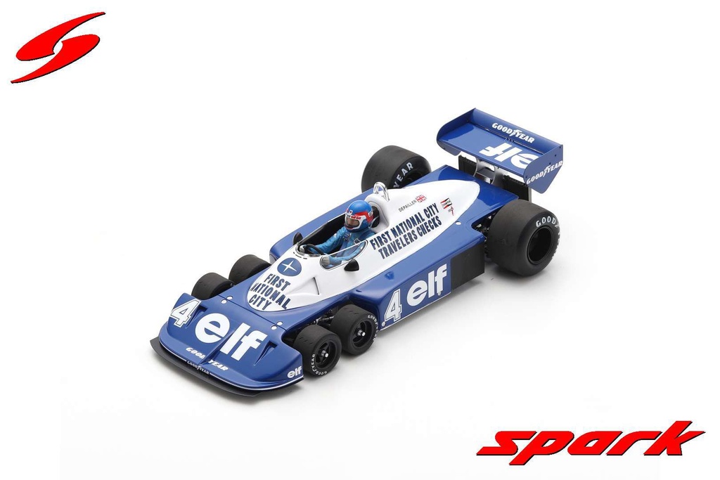 Tyrrell P34 No.4 3rd South African GP 1977 Patrick Depailler