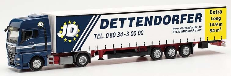 Herpa : MAN TGX GX G.Sz. 15m Dettendorfer