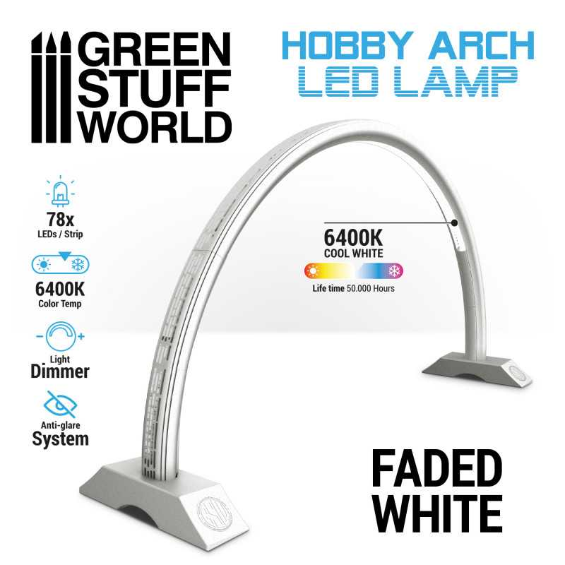 Green Stuff : Lampe LED Arche │ Faded White