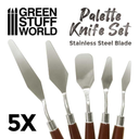 Green Stuff : Set de Palette (5pcs)