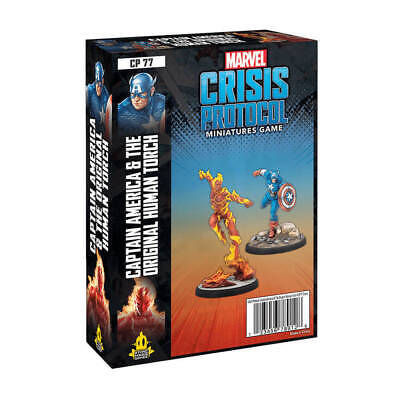 Marvel Crisis Protocol : Captain America & The Original Human Torch