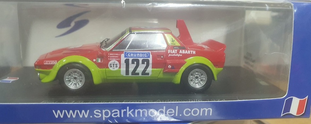 Fiat X 1/9 Abarth No.122 Tour de France Automobile 1974 F. Bacchelli - P. Sodano