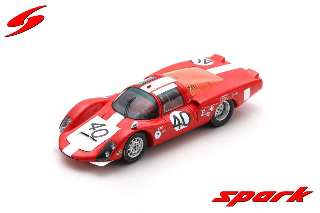 Porsche 906LH No.40 12H Sebring 1967 R. Steinemann - D. Spoerry 