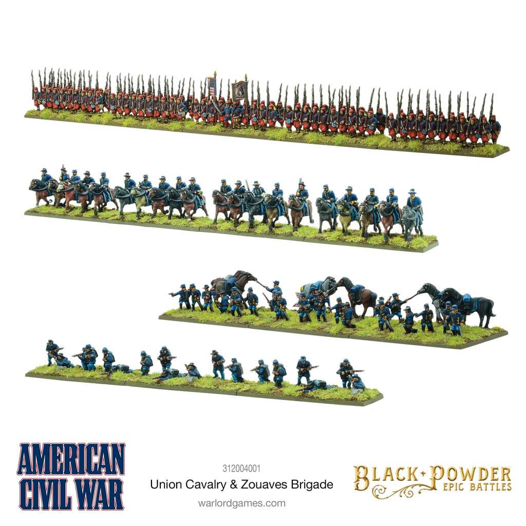 Black Powder Epic : Union Cavalry & Zouaves Brigade