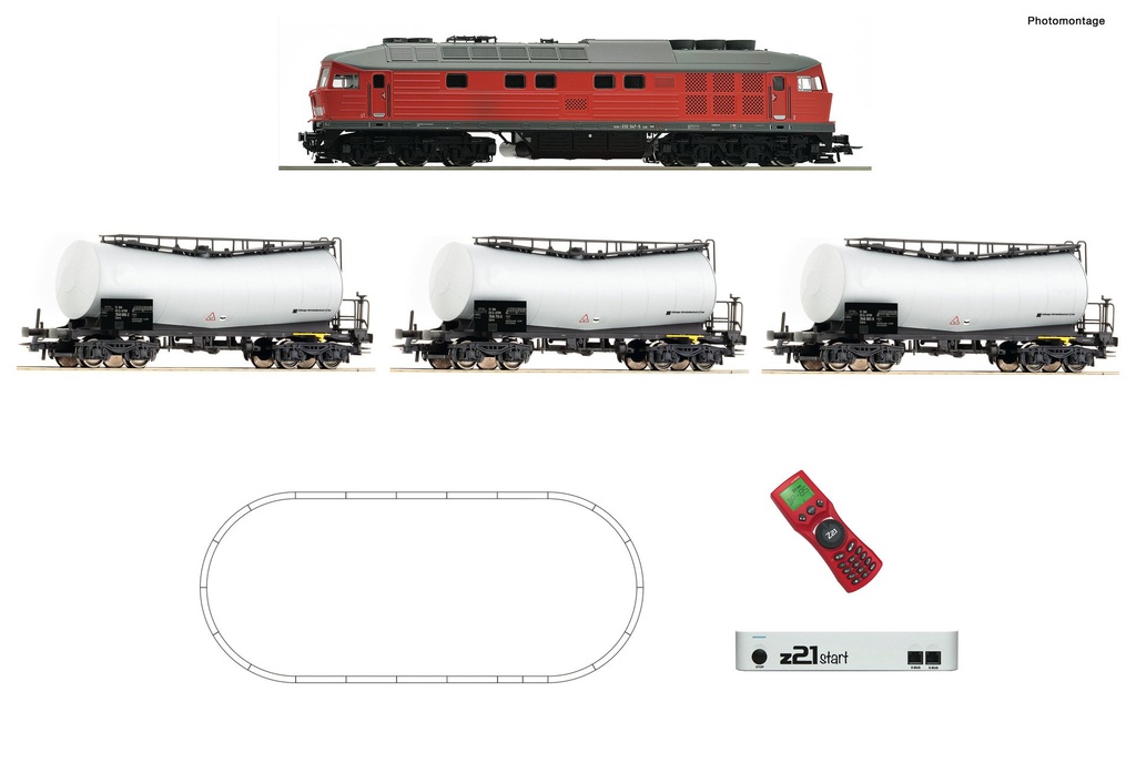 Boite Départ Digital Z21 BR232 avec Wagons Citernes 