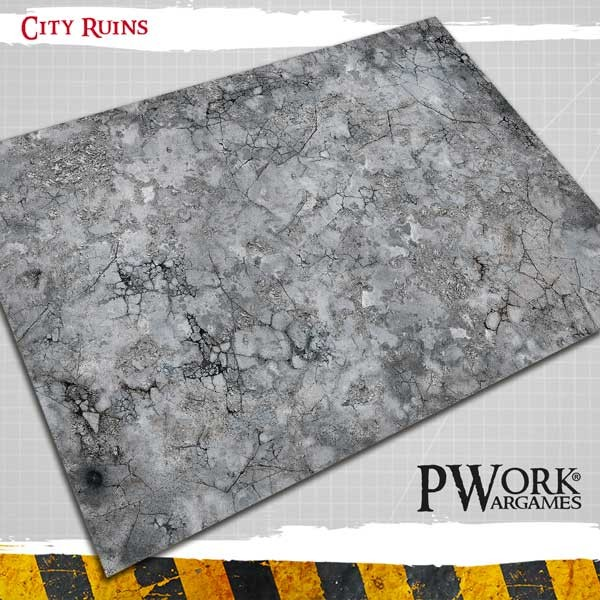 Pwork : City Ruins │ Mouse Pad │ 3x3 (90x90cm)