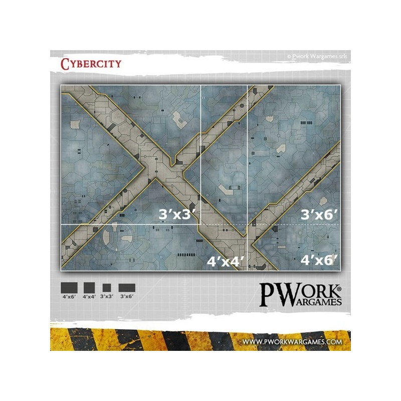 Pwork : Cyber City │ Mouse Pad │ 4x4 (120x120cm)