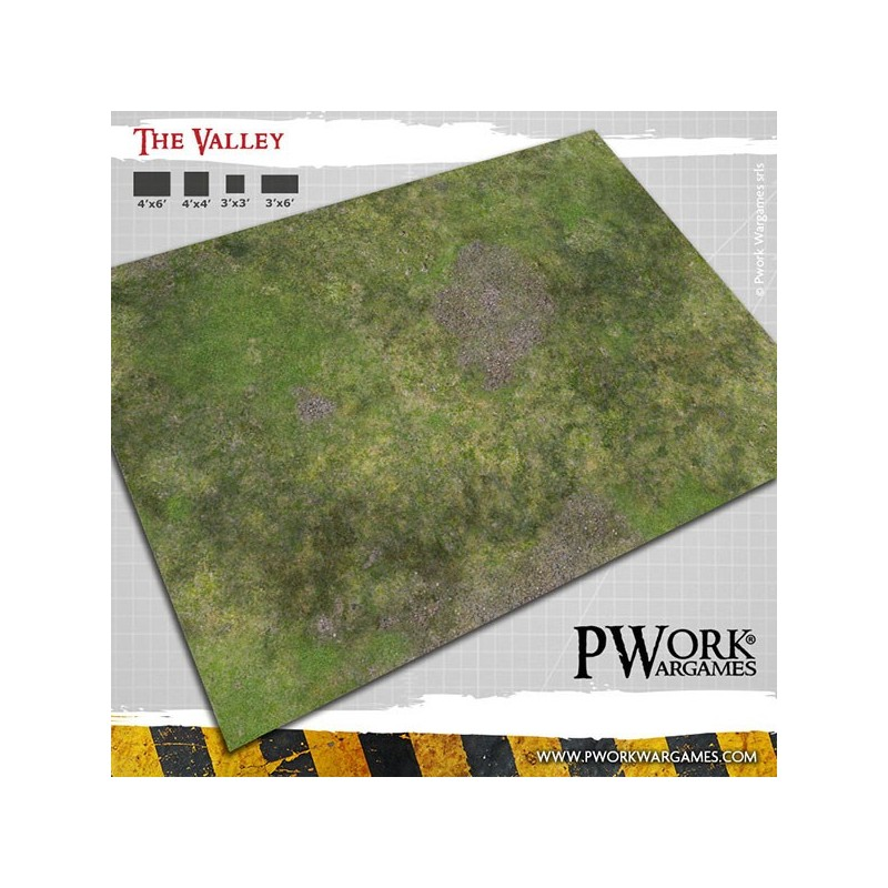 Pwork : The Valley │ Mouse Pad │ 3x3 (90x90cm)