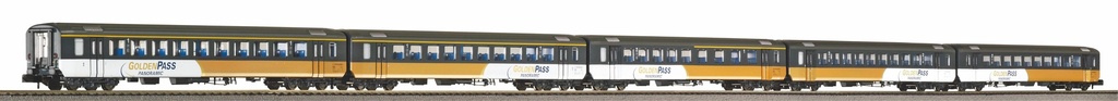 Piko : Voiture EW I BLS Goldenpass 5 pcs