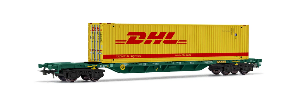 Rivarossi : Wagon Sgnss Porte conteneur 45' DHL