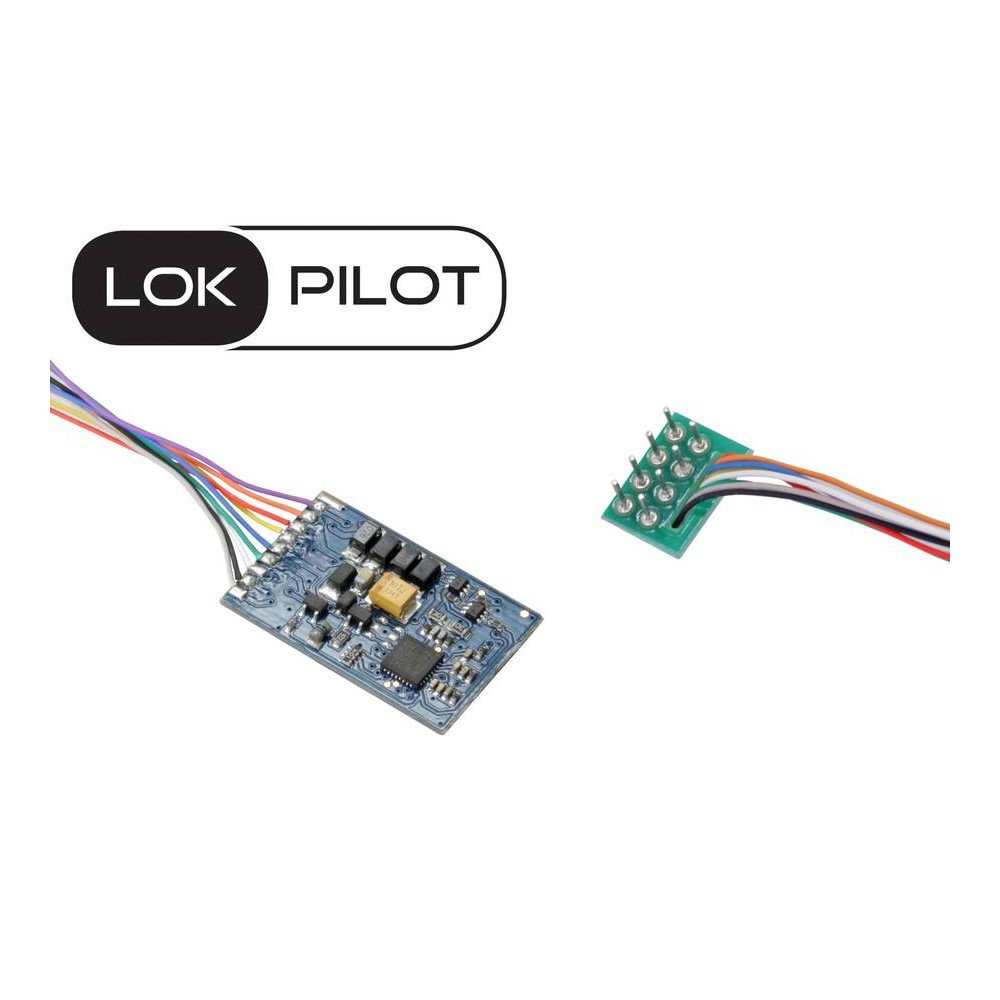 Decodeur Lokpilot 5 Basic 8 pins  DCC-ABC et Railcom 