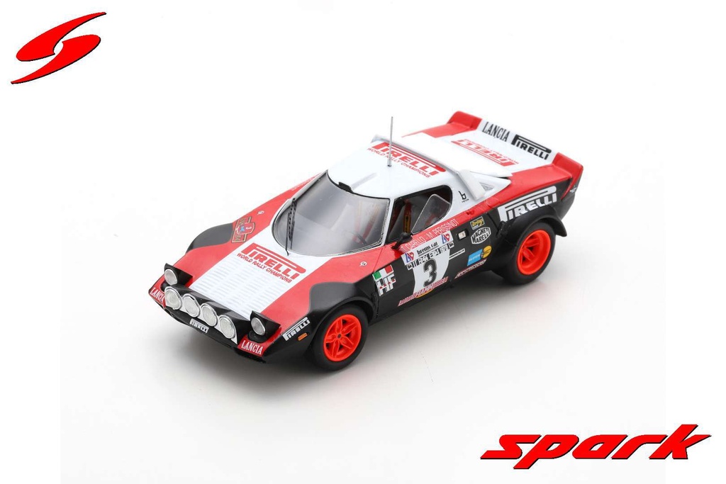 Lancia Stratos HF No.3 Championnat d'Europe des Rallyes 1978 T. Carello - M. Perissinot