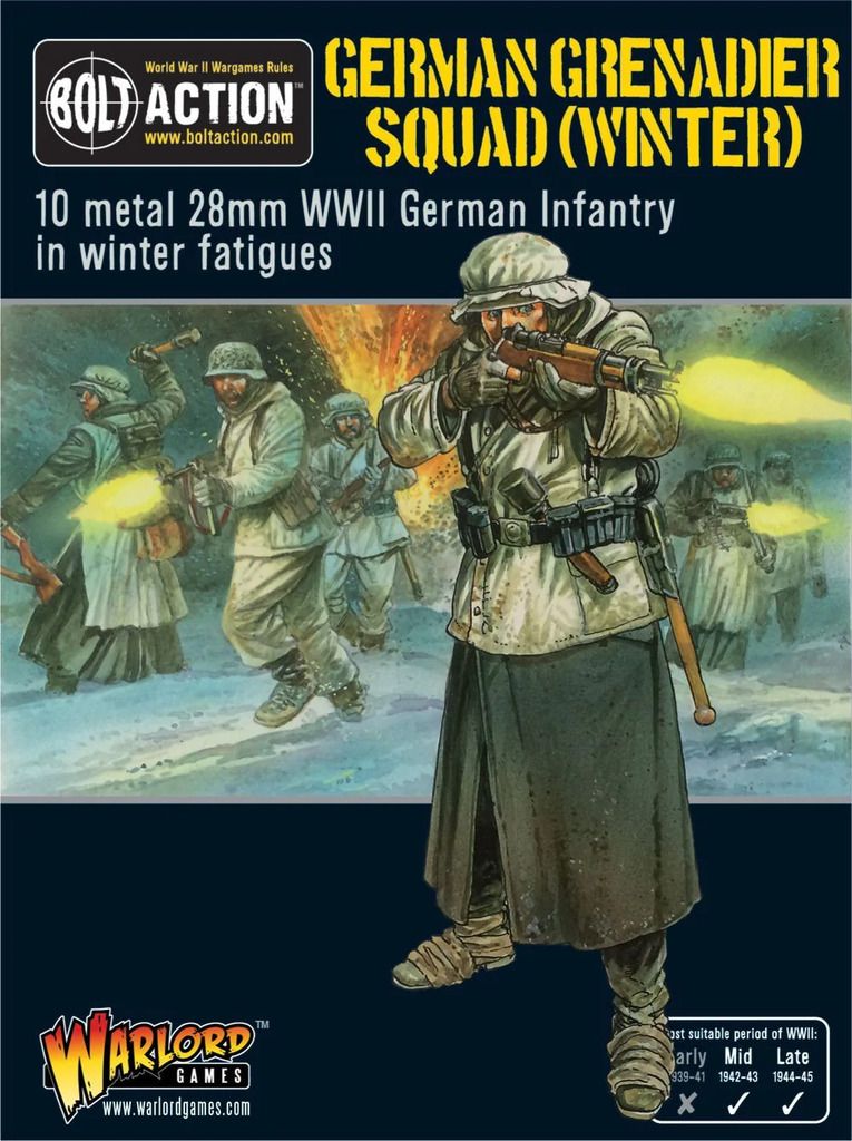 Boltaction : German Grenardier Squad (Winter) │ Mid - Late